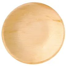 Papstar Einwegschale Palmblatt rund 300 ml Ø 17,5 cm 100 St. Natur