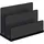 Wedo Briefständer Black Office Acrylglas 2 Fächer 15 x 6,8 x 10,7 cm Schwarz