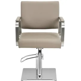 Physa Friseurstuhl mit Fußstütze - 50 - 66 cm - 200 kg beige/silbern
