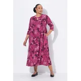 Ulla Popken Maxikleid A-Linie Schwarz 62/64