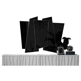 aea Wandspiegel 2 x 112 x 135 cm Transparent