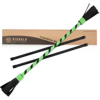 Diabolo Freizeitsport Flowerstick Basic UV (grün) - UV reaktiv,