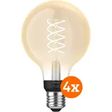 Philips Hue Filamentlampe White Globe E27 4er-Pack
