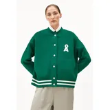 ARMEDANGELS ICONIC Å AALISON Oversized Fit Emerald Green-oatmilk | Jacke aus Bio-Woll Mix - mehrfarbig L