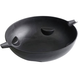 Tepro Wok, Guss-Wok-Einleger, ØxH: 35,3 × 10 cm schwarz