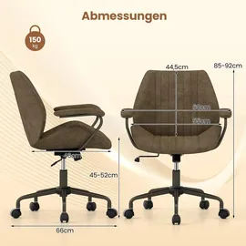 Costway Bürostuhl Olivgrün