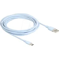 Delock USB 2.0 Kabel USB Typ-A Stecker zu USB Stecker 4 m blau