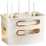 Teksome WLAN-Router-Abdeckung,Aufbewahrungsbox für WLAN-Router - wasserdichte, staubdichte Router-Abdeckung, dekorative Box, Drähte, Kabel, Router-Abdeckung für Schlafzimmer und Wohnzimmer