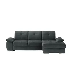 Ecksofa  Gladys ¦ schwarz ¦ Maße (cm): B: 282 H: 103 T: 197