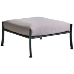 Gartenhocker Delux 79x79 cm, Schwarz