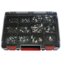 Riegler Kunststoff-Sortimentsbox Schlauchschellen, reduzierte Bestückung, - 131535