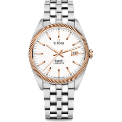 Titoni Herren Cosmo 878 SRG-606 - silber,- - 41.00mm