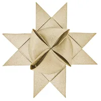 Rico Design Fröbelsterne Glitter Gold 60 Streifen 120 g/m2