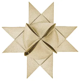 Rico Design Fröbelsterne Glitter Gold 60 Streifen 120 g/m2