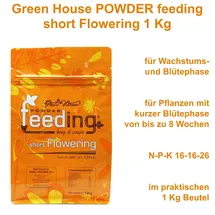 Green House Feeding Powder Feeding kurze Blüte 1 kg