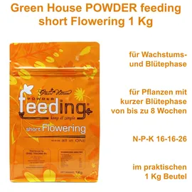 Green House Feeding Powder Feeding kurze Blüte 1 kg