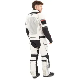RevIt! Revit Sand 4 H2o Motorrad Textilhose, schwarz-silber, Größe S für Männer