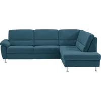 CALIZZA INTERIORS Ecksofa Onyx Stoff MultiColor Nachtblau