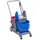 Homcom Putzeimer Wischwagen Blau/Rot