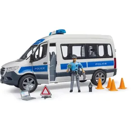 Bruder 02683 - MB Sprinter Polizei Einsatzfahrzeug blau 1:16