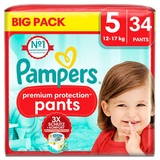Pampers Premium Protection Pants Gr.5 Junior 12-17kg Big Pack