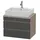 Duravit DuraStyle 70 x 47,8 cm, graphit matt/basalt matt, für Konsole, 2 Schubkästen