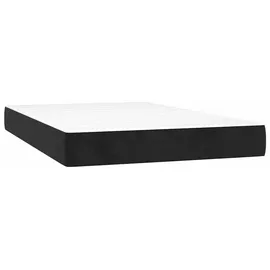 vidaXL Boxspringbett 120 x 200 cm Schwarz