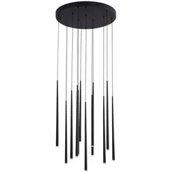 NOVA LUCE Pendelleuchte »Giono «, LED, 29 W, Höhe: 230 cm, schwarz