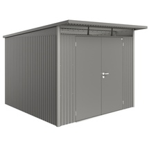 Biohort AvantGarde A7 2,6 x 2,6 m quarzgrau-metallic Doppeltür