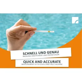 Steinbach Quicktest Streifen Kit inkl. Dosierschwimmer Mini 12,5 cm Ø