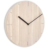 Natuhr Funkwanduhr Natuhr Funk Wanduhr Holz Solide Massivholz puristisch, modern