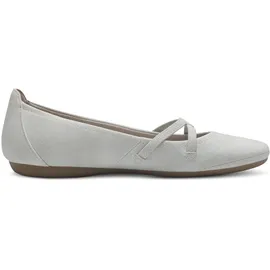 TAMARIS Da.-Ballerina für Damen, grau, Größe 39 EU
