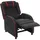 MCW Relaxsessel MCW-D68 Kunstleder 75 x 100 x 90 cm Rot/Schwarz mit Liegeposition