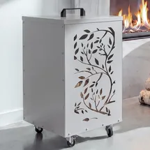MCW Pelletbehälter MCW-Q30 Kunststoff 64 x 36 x 36 cm Weiß/Hellgrau