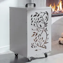 MCW Pelletbehälter MCW-Q30 Kunststoff 64 x 36 x 36 cm Weiß/Hellgrau
