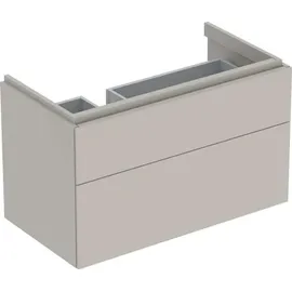 Geberit Xeno2 Waschtischunterschrank mit Siphonausschnitt links, 880x530x462mm, 2 Schubladen, 500515001,