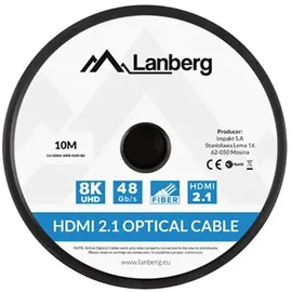 LANBERG HDMI-Kabel 10 m Schwarz
