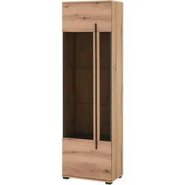 Home Affaire Vitrine Cantara 60 x 37 x 200 cm Braun
