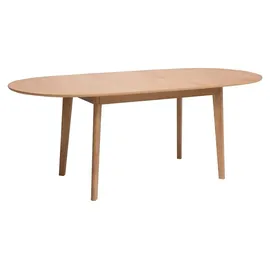 miliboo Ovaler Ausziehtisch 150-200 x 76 x 90 cm Eiche