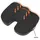Intirilife Sitzkissen 45 x 36 x 7 cm Schwarz
