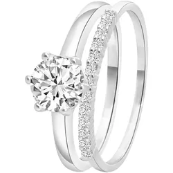 Lucardi Silberring Ringe   Damen 