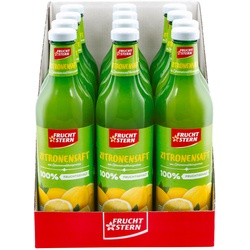 Fruchtstern Zitronensaft 0,75 Liter, 12er Pack