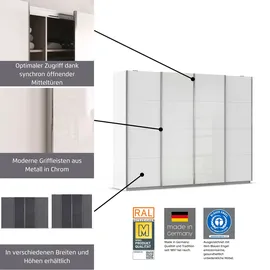Rauch Schwebetürenschrank SYNCRONO 271 x 230 x 62 cm Weiß