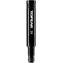 Topeak Ventilverlängerung Presta Valve Extender, 2er Set - 28mm Schwarz Modell 2025