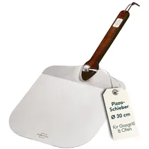 SILBERTHAL Pizzaschieber Ø 30 cm Edelstahl weiß