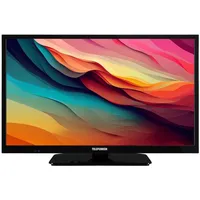 Telefunken XH24O550M Fernseher 24 Zoll HD-ready LED TV mit Triple-Tuner, schwarz