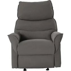 Relaxsessel LA-Z-BOY, grau (dusty grau eqe 79), B:82cm H:103cm T:92cm, Chenille EQE (100% Polyester), Sessel, inkl. Rücken- und Fußverstellung mit Trafo, Akku oder manuell