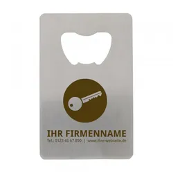 Edelstahl Flaschenöffner "Gewerbe - verschiedene Icons" &