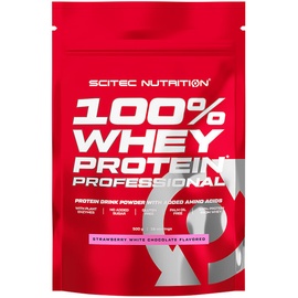 Scitec Nutrition 100% Whey Protein Professional Erdbeere-Weiße-Schokolade 500 g