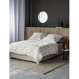 IRISETTE Bettwäsche PANDA Biber ( 155x220cm, 1 Kissen 80x80) - 155x220cm, 1 Kissen 80x80